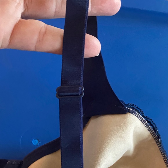 Blue Enticing Lift Full coverage Lace Bra - Picture 10 of 11